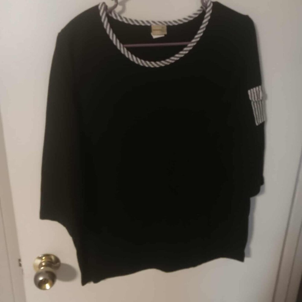woman's black top by BocaBay  Medium